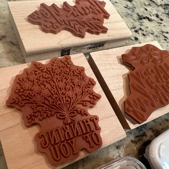 Set of 3 Stamps with Ink Pads - Picture 7 of 7